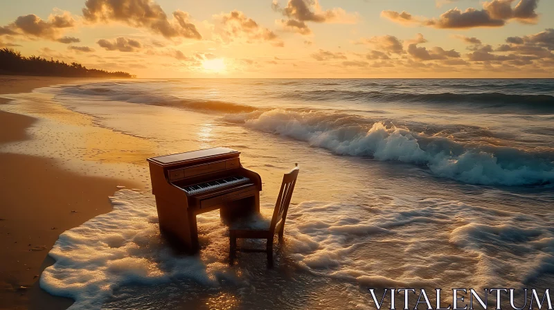 Musical Sunset on the Shore