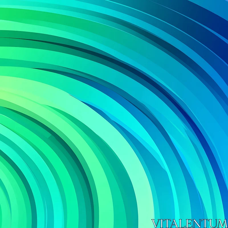 Swirling Color Abstract Art