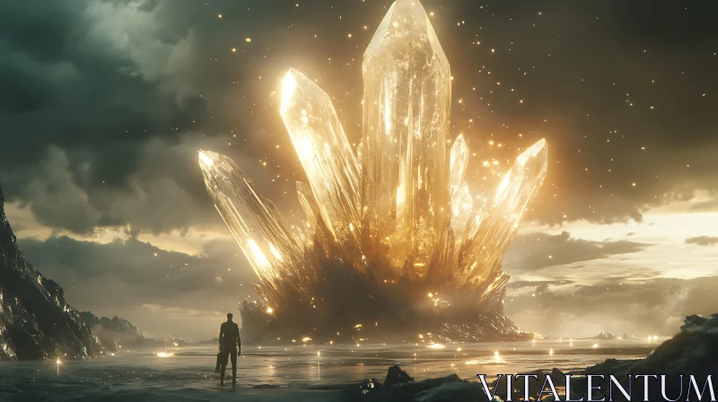 Radiant Crystal Formation