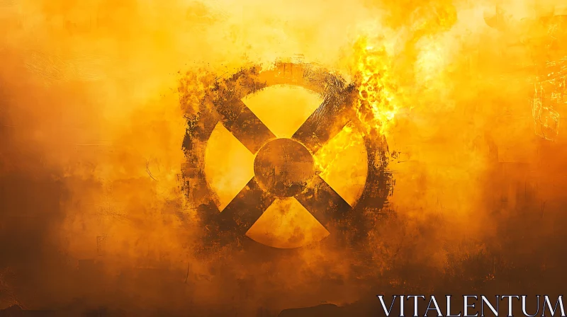 Burning Abstract Circle Design