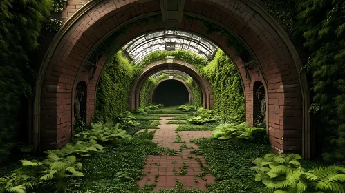 Nature's Embrace: The Tunnel Reclaimed
