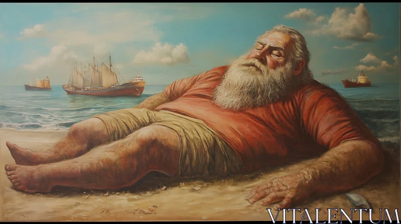 Seaside Slumber Painting