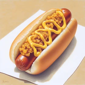 Gourmet Hot Dog Delight