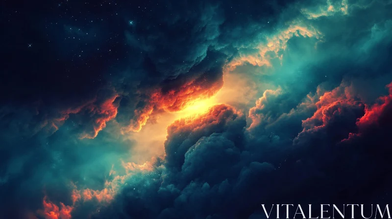 Abstract Cosmic Cloudscape