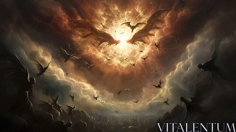 Apocalyptic Demon Invasion Art