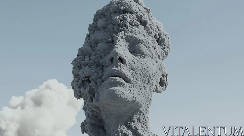 Textured Stone Portrait