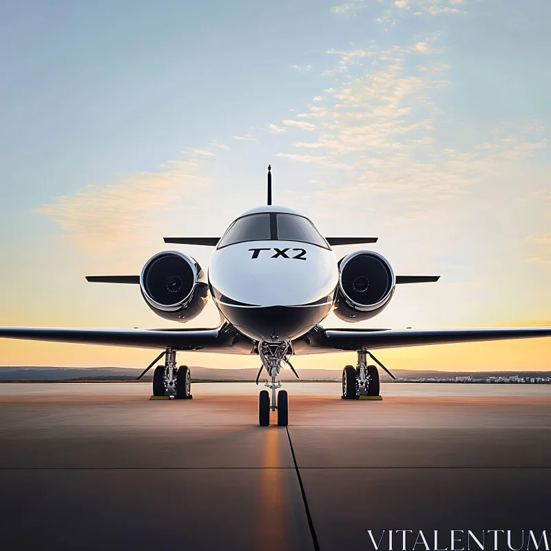 Sleek TX2 Jet Airplane