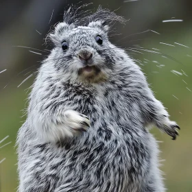 Astonished Squirrel Close-up