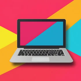 Bright and Modern Laptop Display