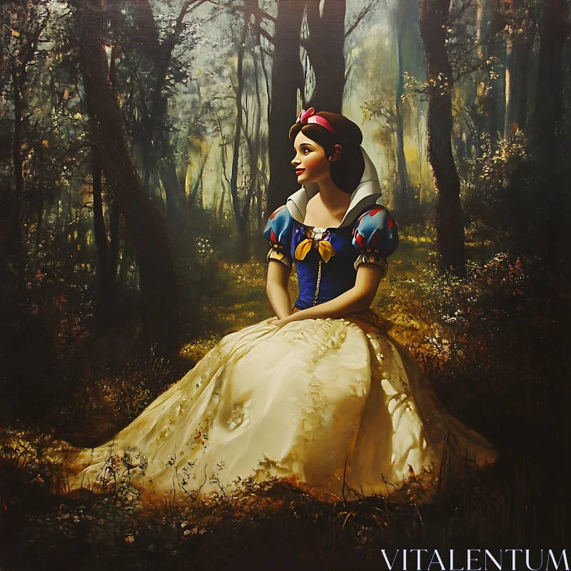 Forest Dream: A Woman's Portrait