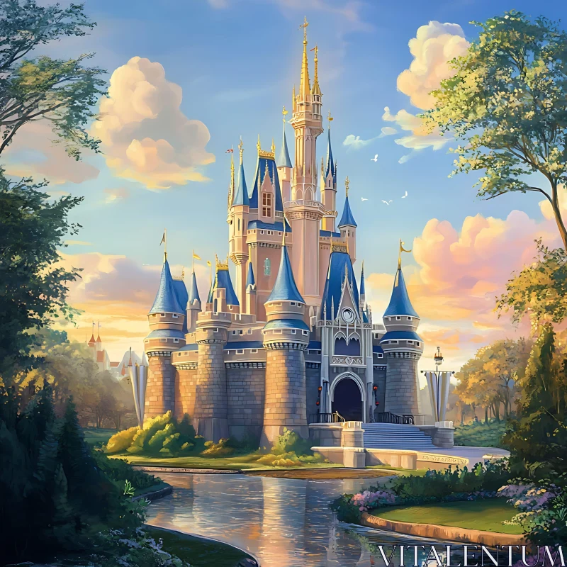 Majestic Castle by the River