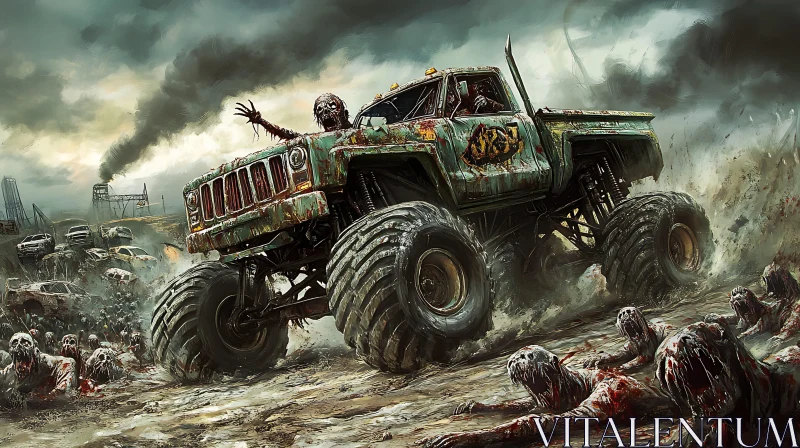 Post-Apocalyptic Zombie Truck