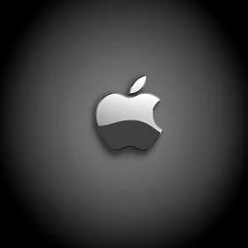 Elegant Silver Apple Branding Image