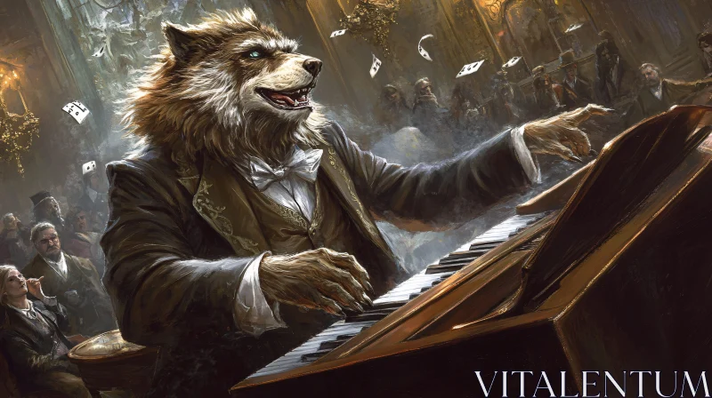 Canine Concert: A Werewolf's Serenade