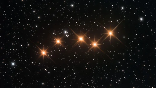 Celestial Radiance: Stars in the Night Sky