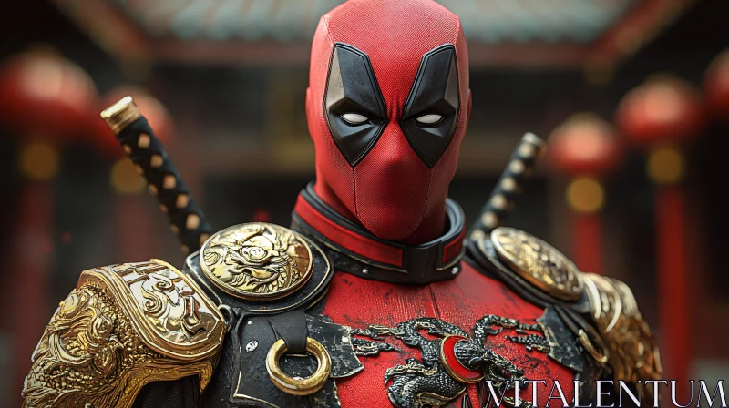 Deadpool Superhero Character in Armor