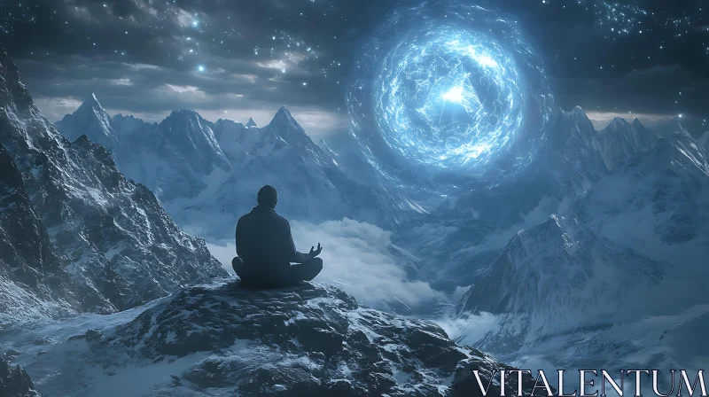 Zenith Meditation Snowy Peaks