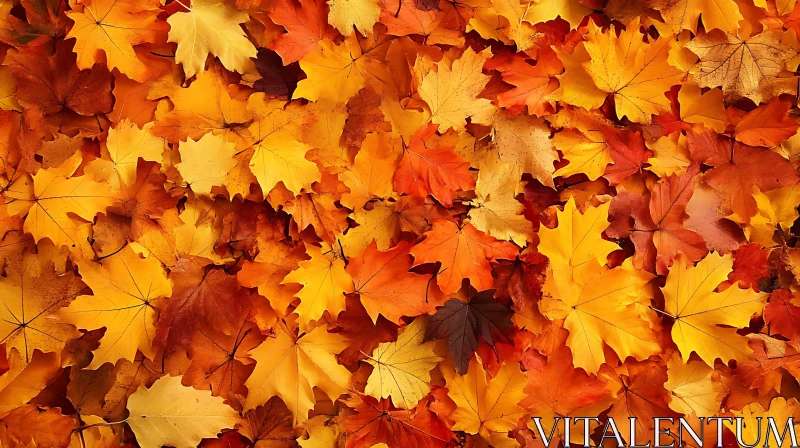 Fall Maple Leaves, Autumnal Beauty