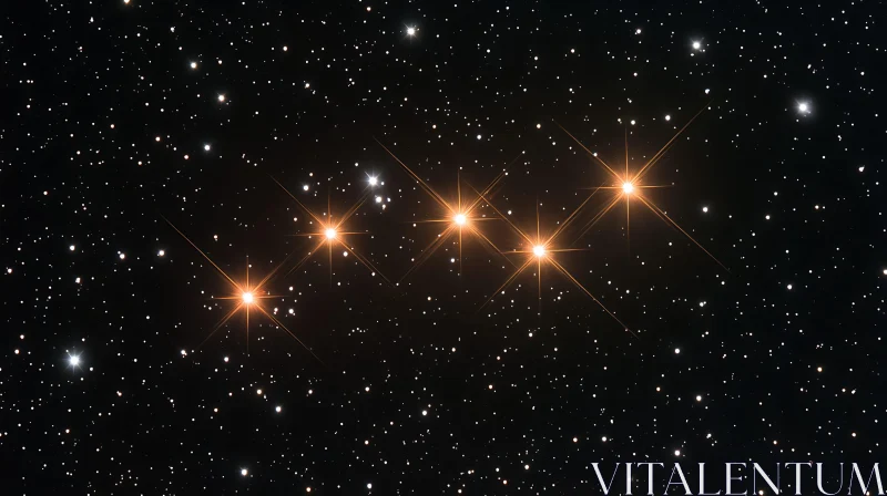 Celestial Radiance: Stars in the Night Sky