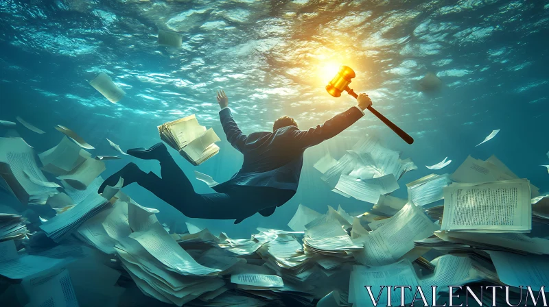 Submerged Justice: An Underwater Legal Scene