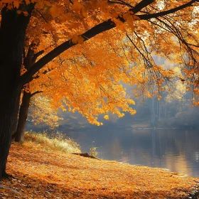Fall Colors by the Lake
