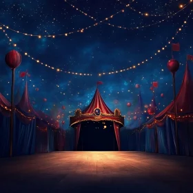 Starry Night Circus Tent