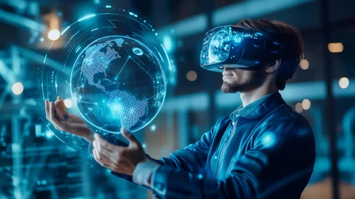 Virtual Reality Metaverse Digital World
