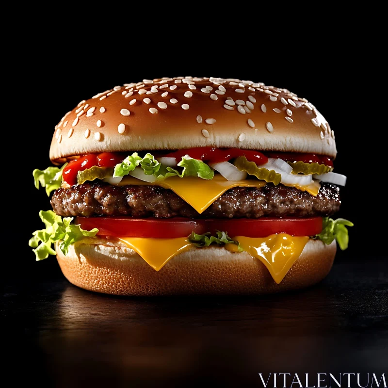 Perfectly Grilled Cheeseburger with Toppings