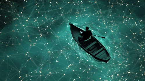 Digital Sea Journey: Connectivity Concept Art