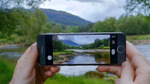 Mobile Photography: River and Mountain Vista