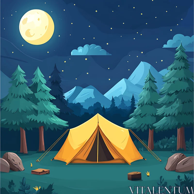 Camping at Night