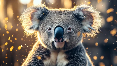 Koala in Radiant Backlighting