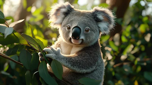 Koala in the Australian Wilderness