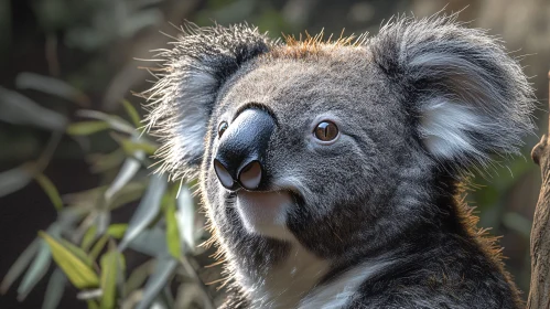 Portrait of a Koala