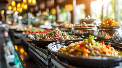 Delicious and Visually Appealing Buffet Table