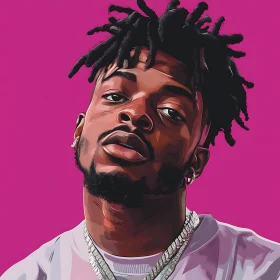 Bold Pop Art Male Portrait