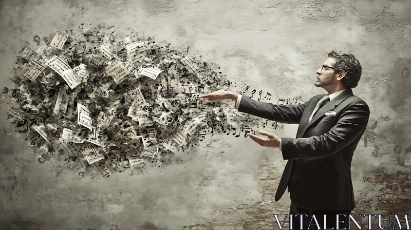 Surreal Music Conductor Gesture