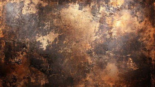 Rust patina abstract metal texture in warm bronze tones.