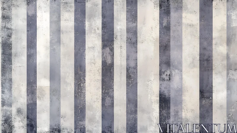 Vintage gray and white vertical striped grunge wallpaper pattern.