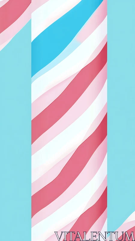 Playful Diagonal Stripes Create a Cheerful Modern Design