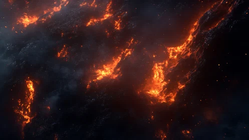 Inferno's Electric Veins Pulse Across the Void.