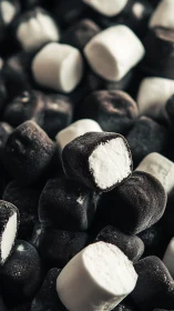 Licorice Clouds Meet Marshmallow Snow in Sweet Collision