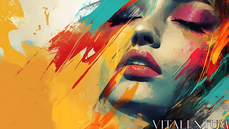 Color-washed portrait drifts into a dreamy, quiet moment