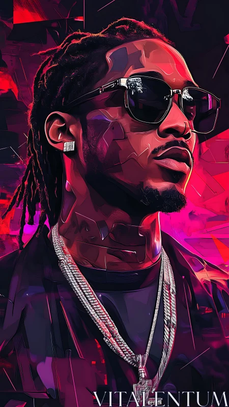 Neon swagger paints a jewel-lit portrait of urban royalty