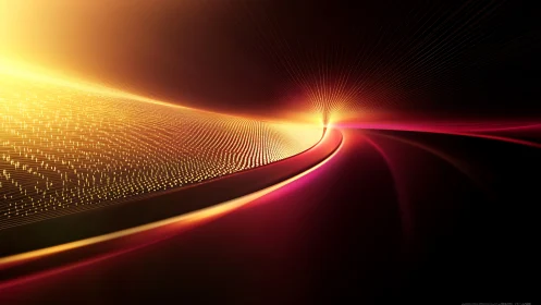 Photon-curve data stream with radiant volumetric lightfield.