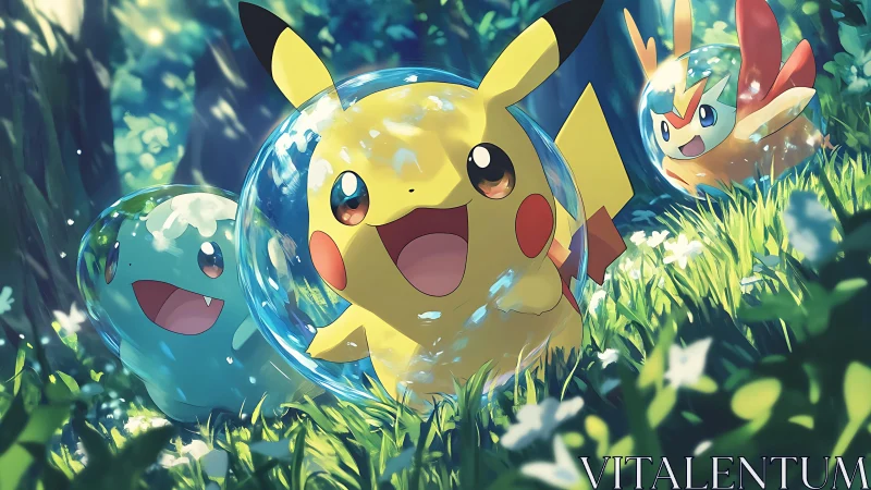 Forest bubble romp with gleeful electric woodland trio.