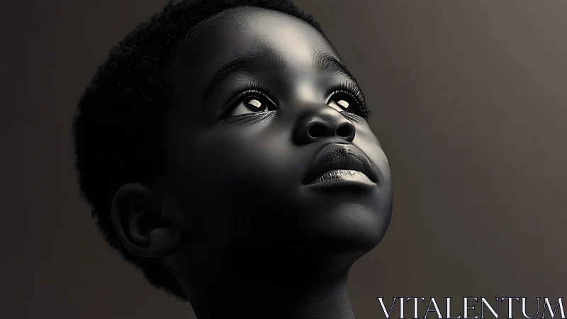 Contemplative Beauty in Monochromatic Light.