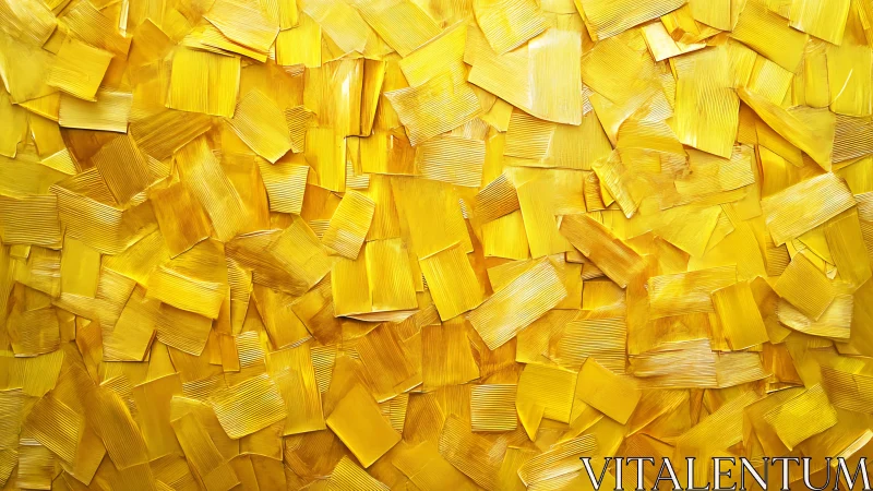 Golden impasto panels form vivid textured abstract field.