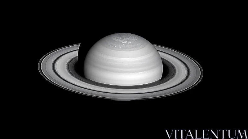 Saturn&rsquo;s silent rings drifting through a velvet-dark sky.