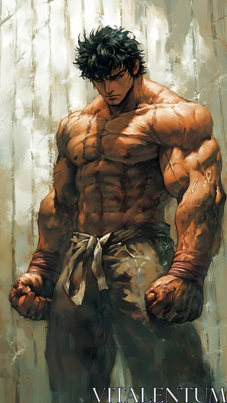 Quiet Resolve of the Battle-Worn Street Fighter Hero.